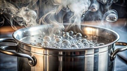 pot of boiling water