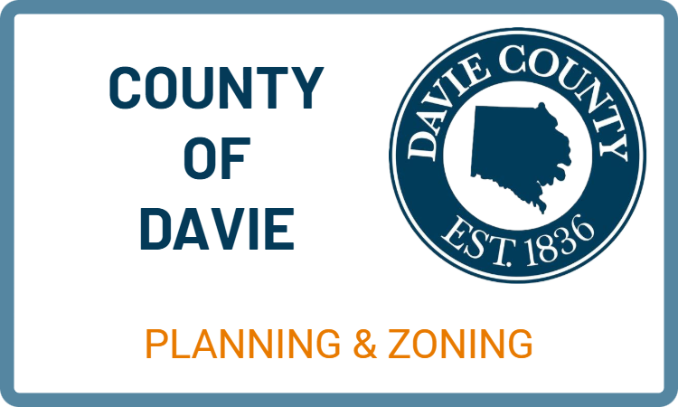 Fee Schedule for County of Davie- Planning and Zoning